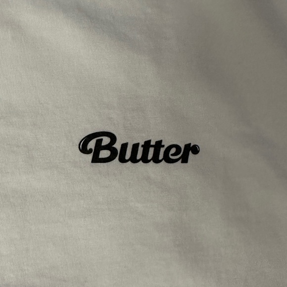 BTS White Butter T-Shirt - Size Large - Picture 3 of 6
